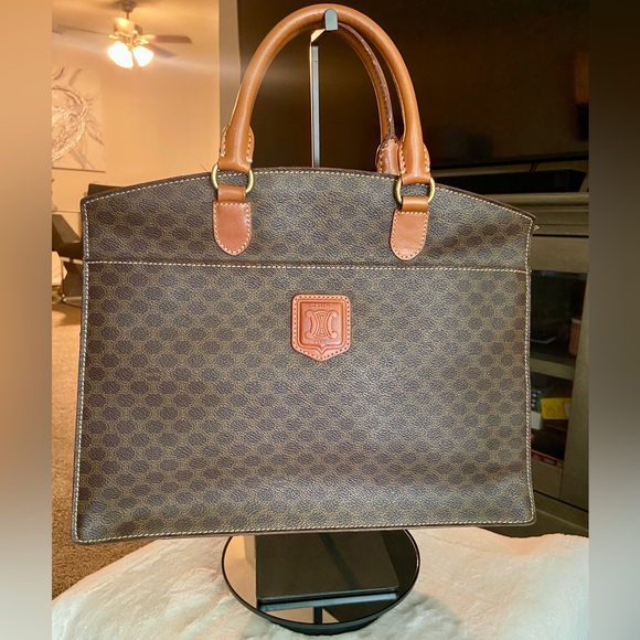 Celine Vintage Macadam Top Handle Handbag - Picture 16 of 16